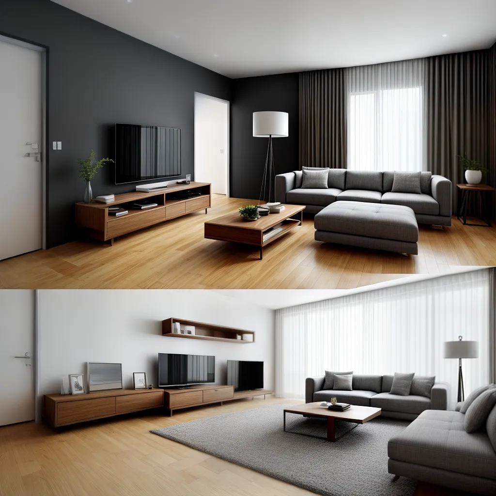 sala minimalista moveis modernos