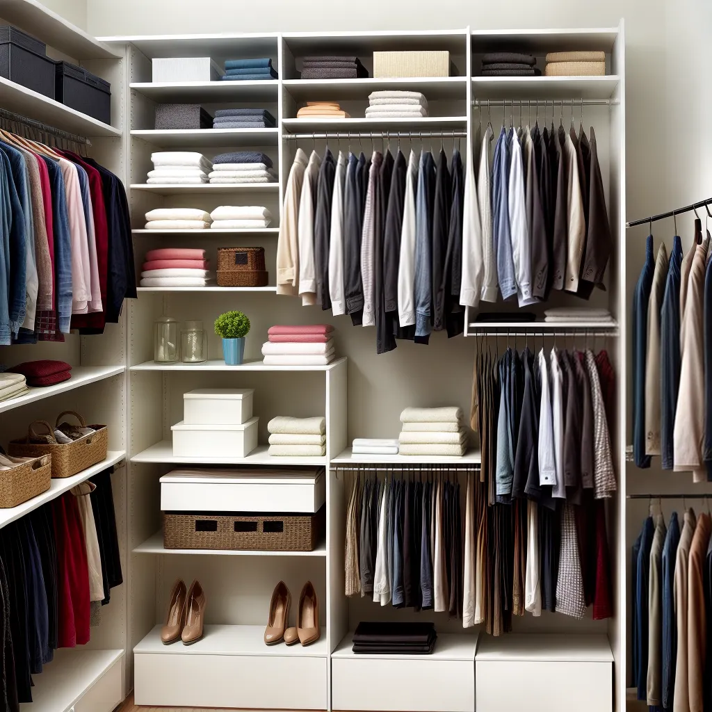 Dicas de organização de closet para maximizar o espaço