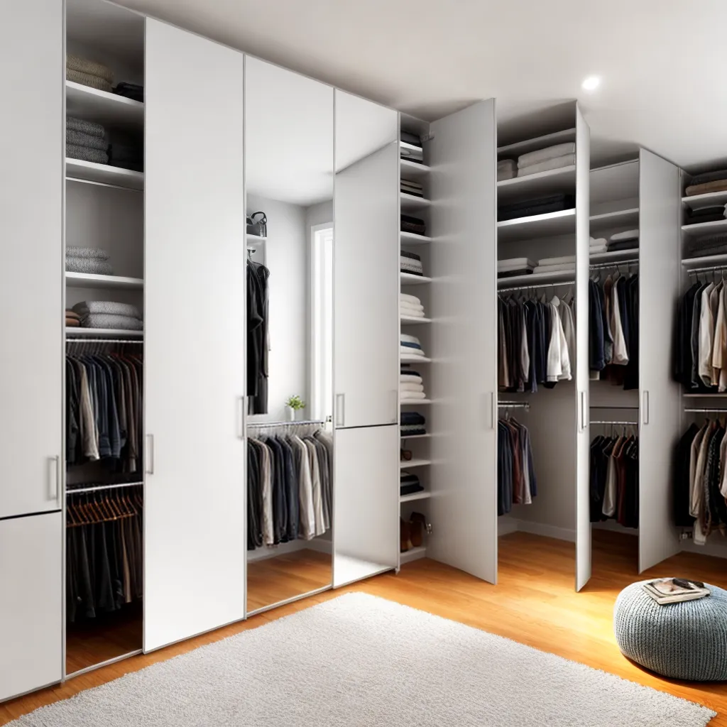 closet espelhos reflexo