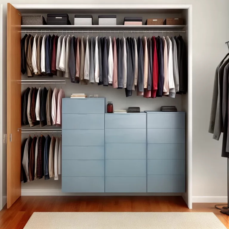 Soluções de armazenamento inteligente para closets