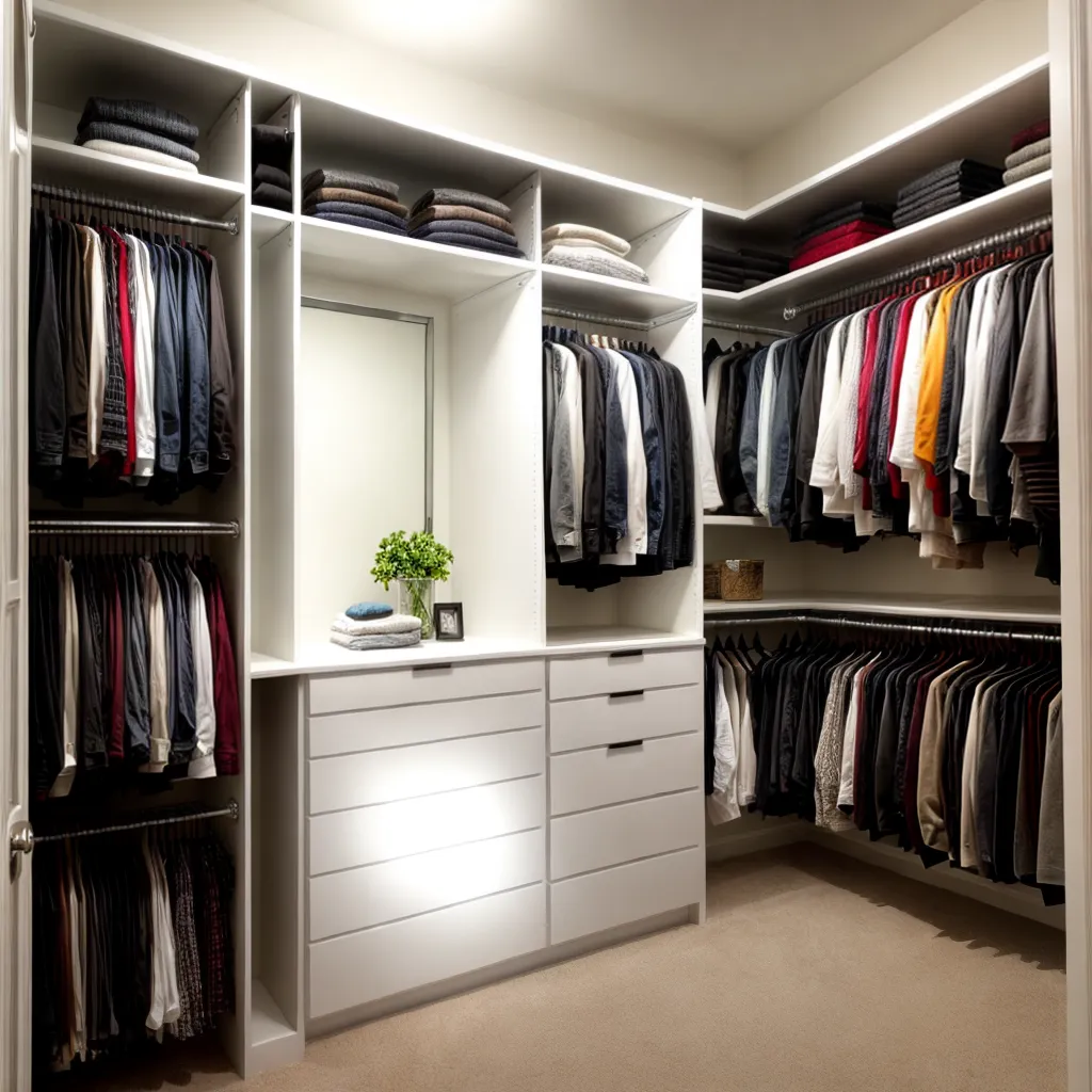 closet organizado luxo elegante