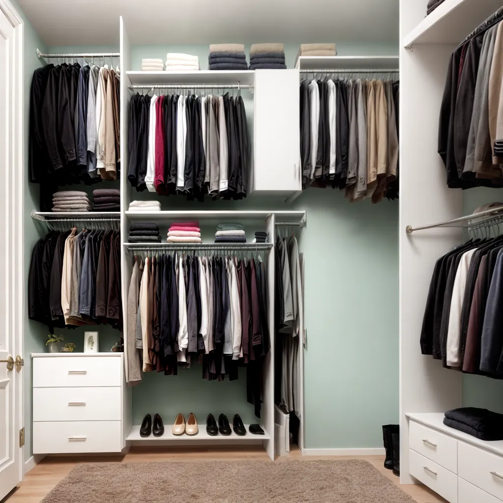 closet organizado espacoso luxo decoracao