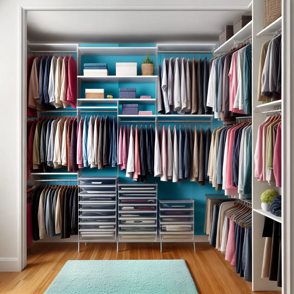 Como usar cores e texturas na decoração do seu closet