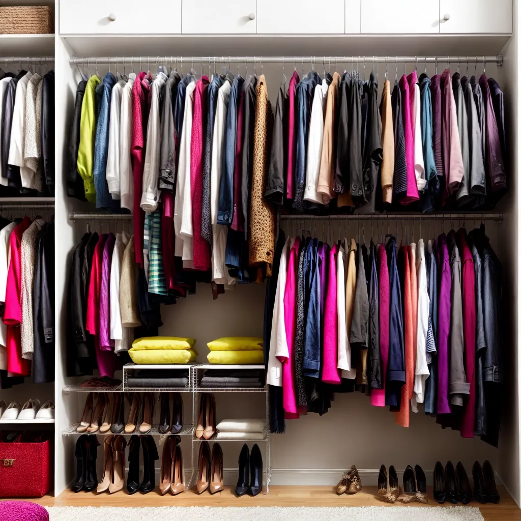 Como usar cores e texturas na decoração do seu closet