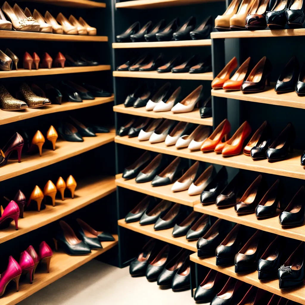 closet organizado sapatos