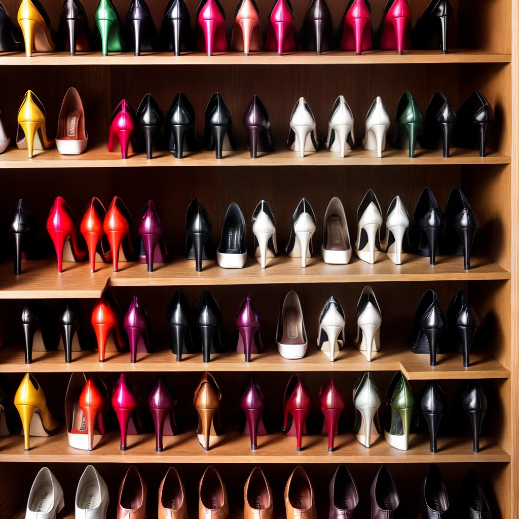 closet organizado sapatos