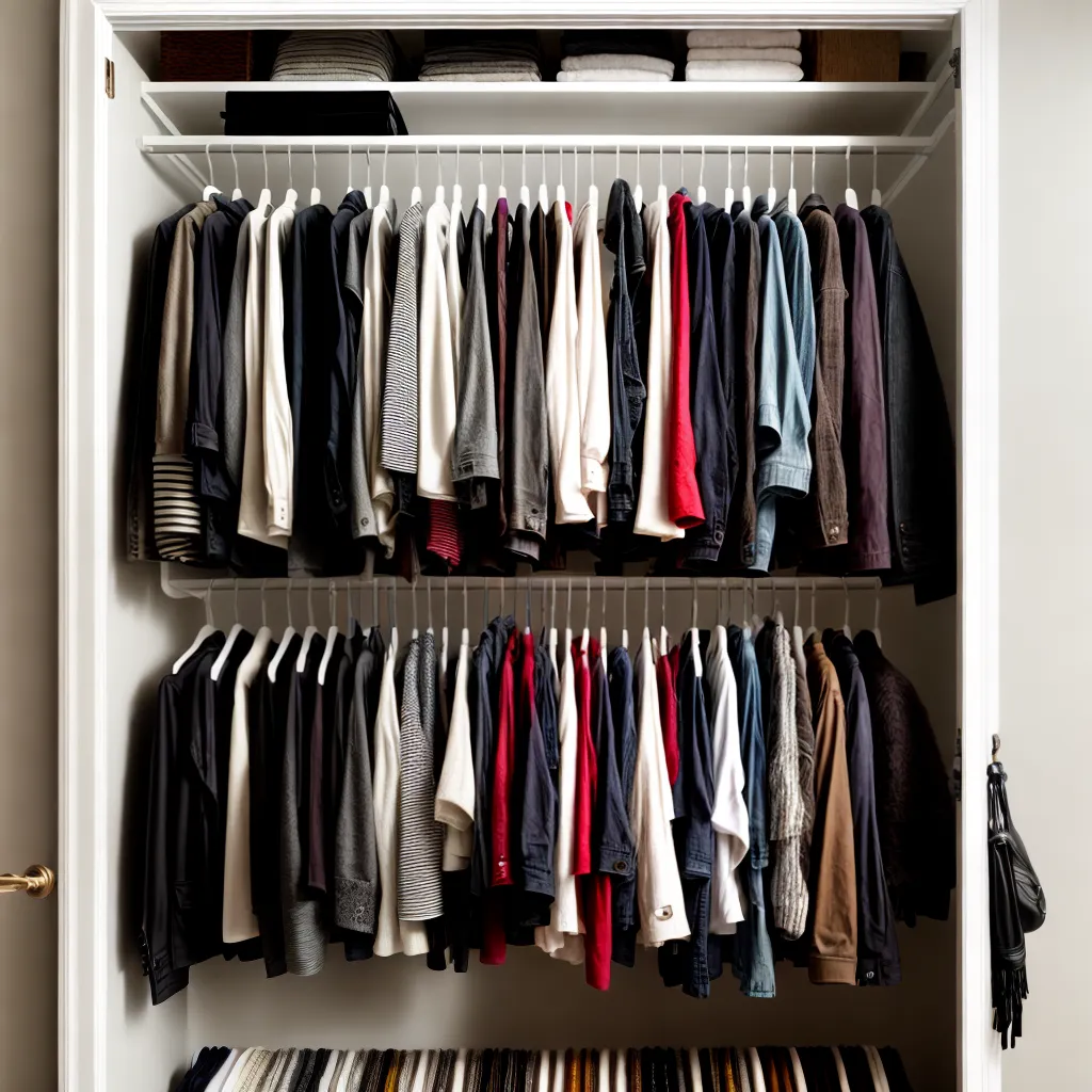 closet organizado transicao estacoes