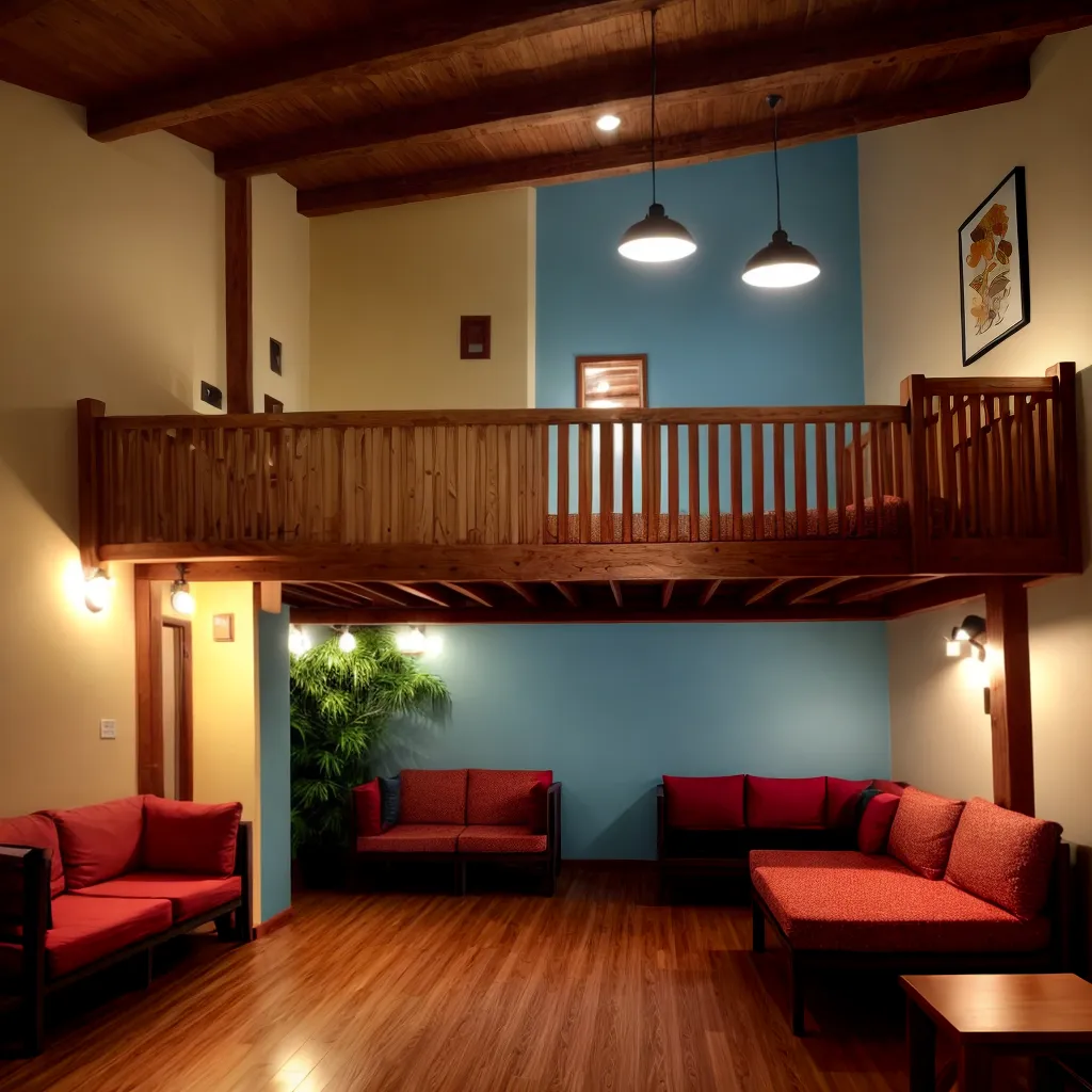 area comum hostel ambiente acolhedor 2