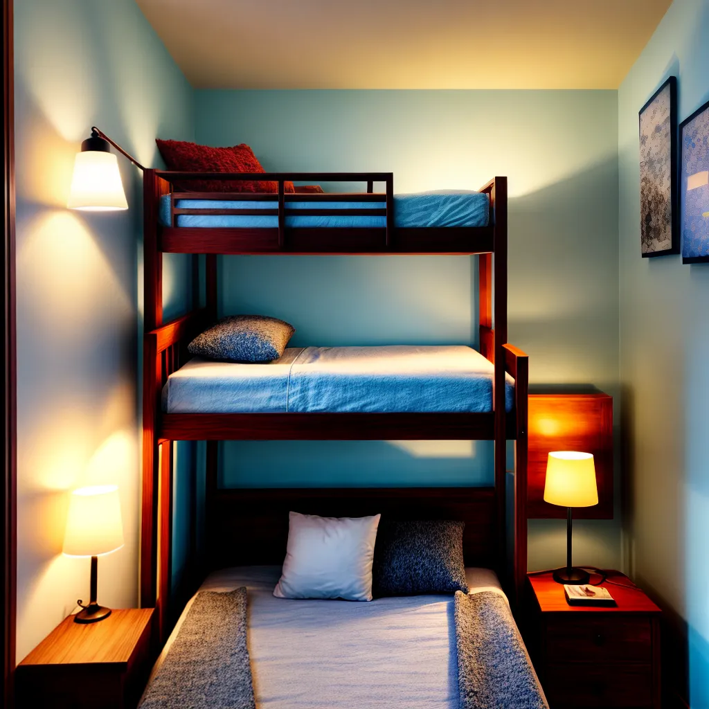 quarto hostel ambiente acolhedor