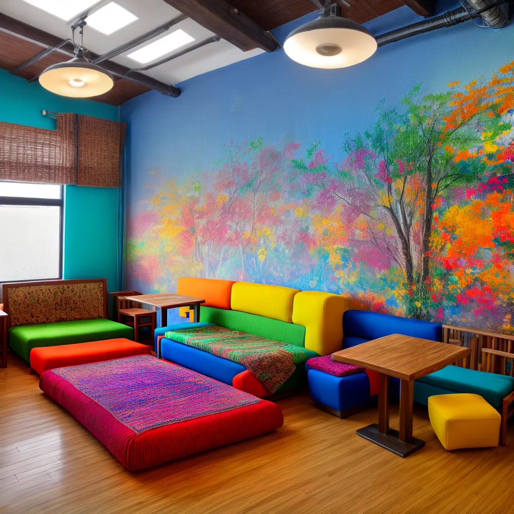 area comum hostel tapecarias arte 1
