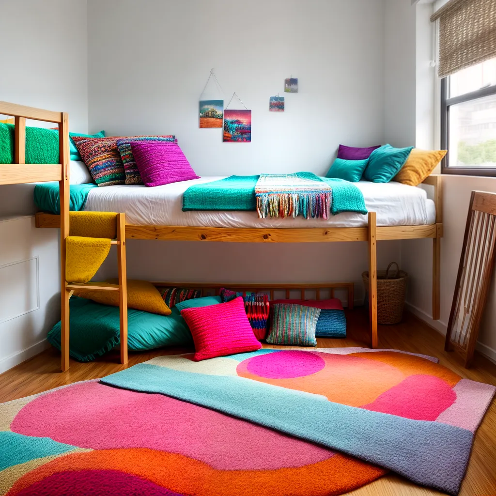 quarto hostel vibrante acochegante