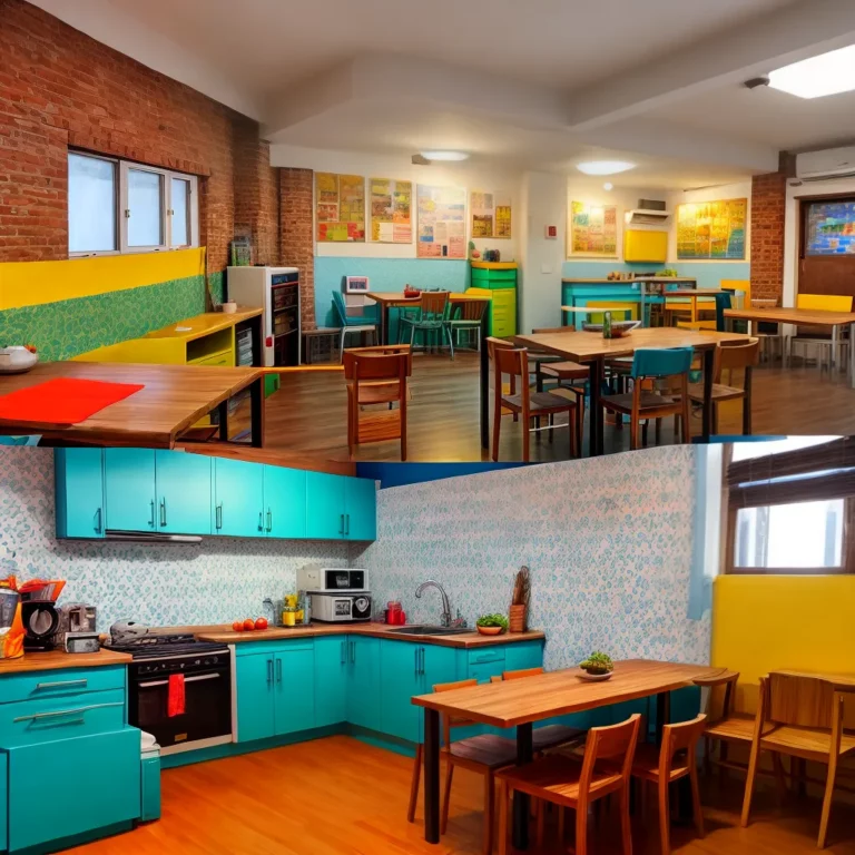 Como criar uma cozinha comunitária funcional e atraente em hostels