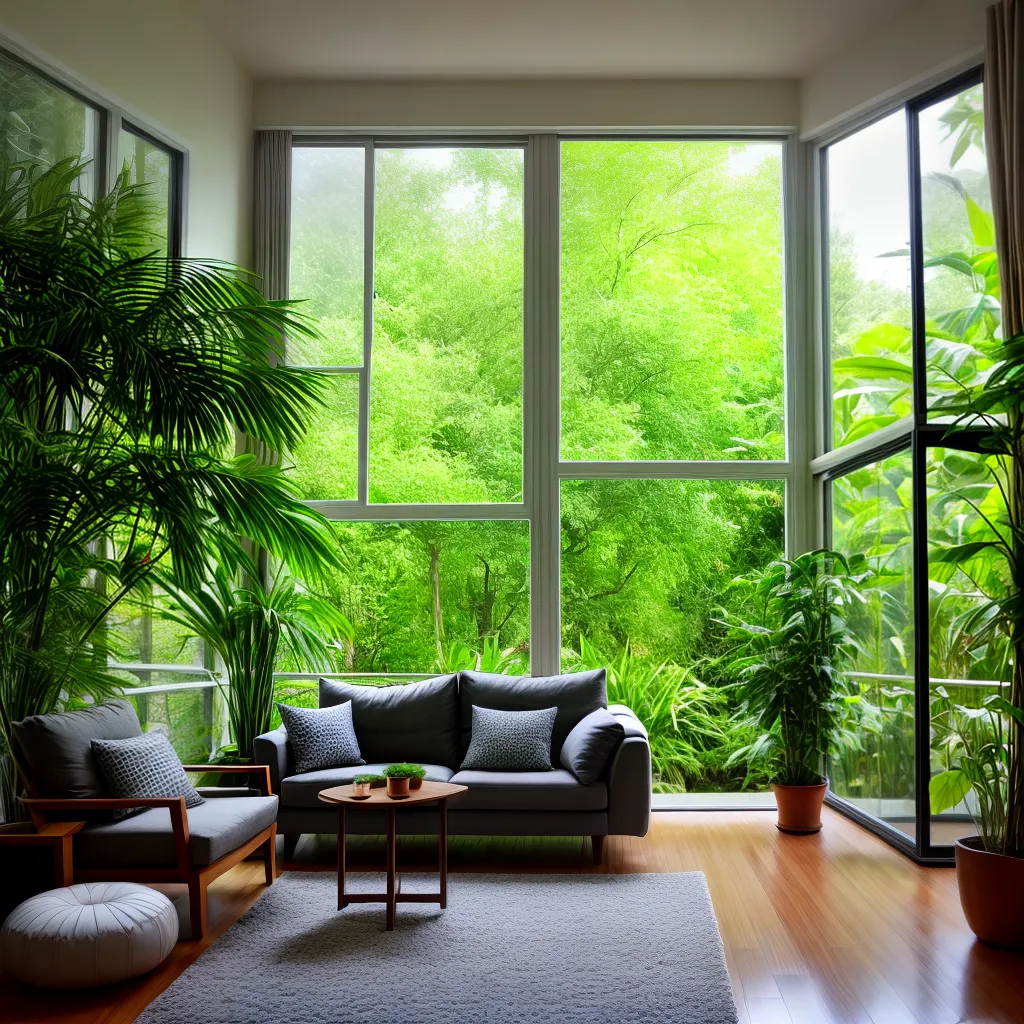 sala jardim verde luz natureza 1