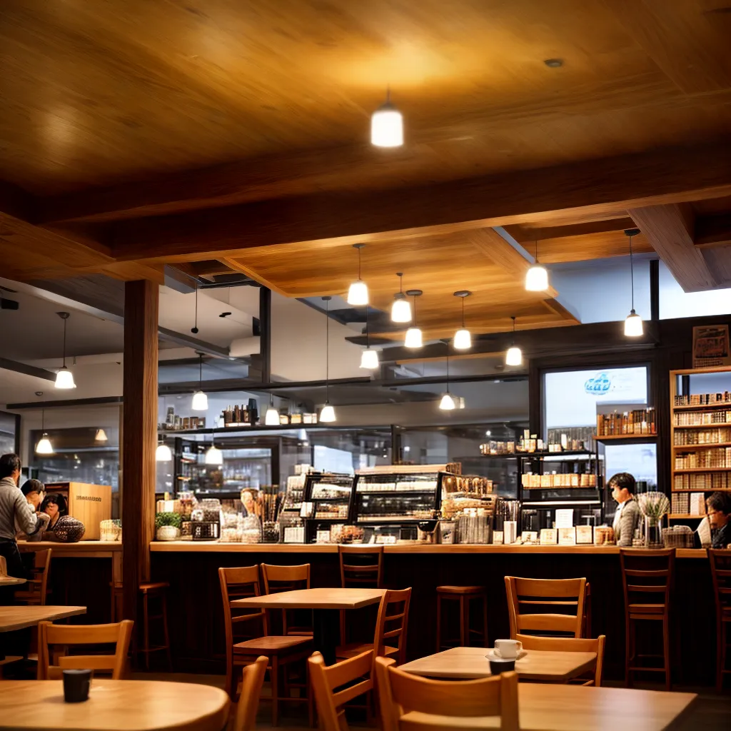 cafe acolhedor luz madeira conforto