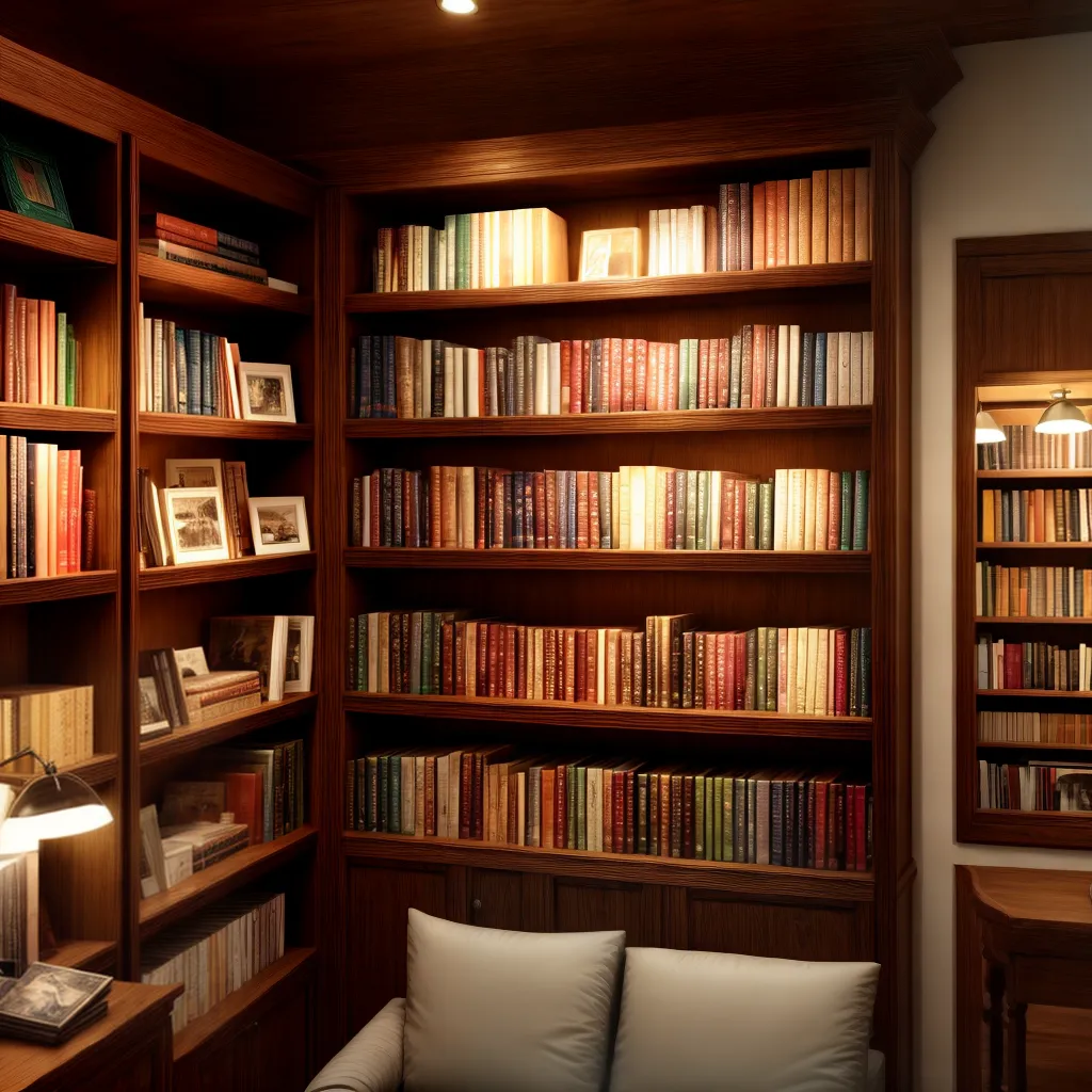 livraria acoledora luzes madeira leitura