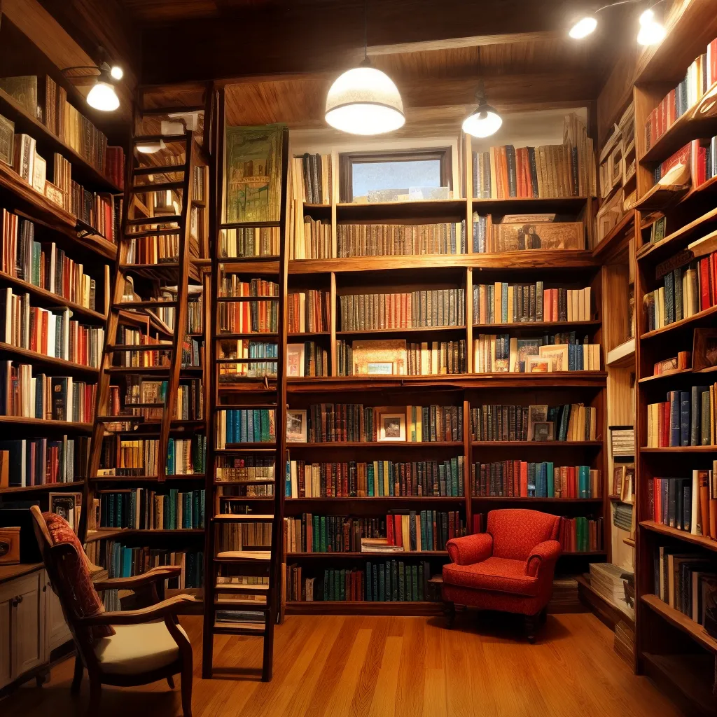 livraria cores luzes fadas leitura