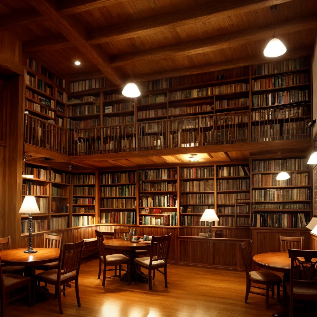 livraria acoalhadora estantes madeira leitura