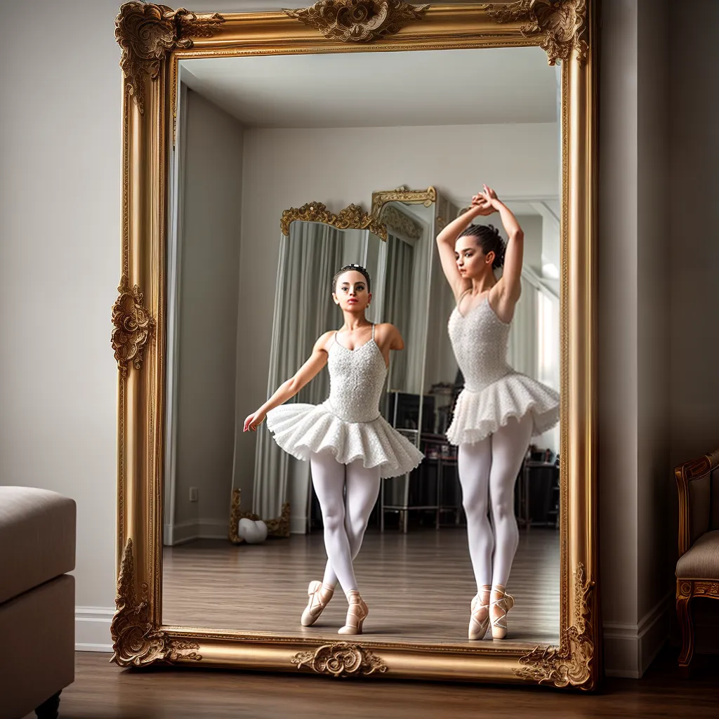 espelho danca bailarina estudio