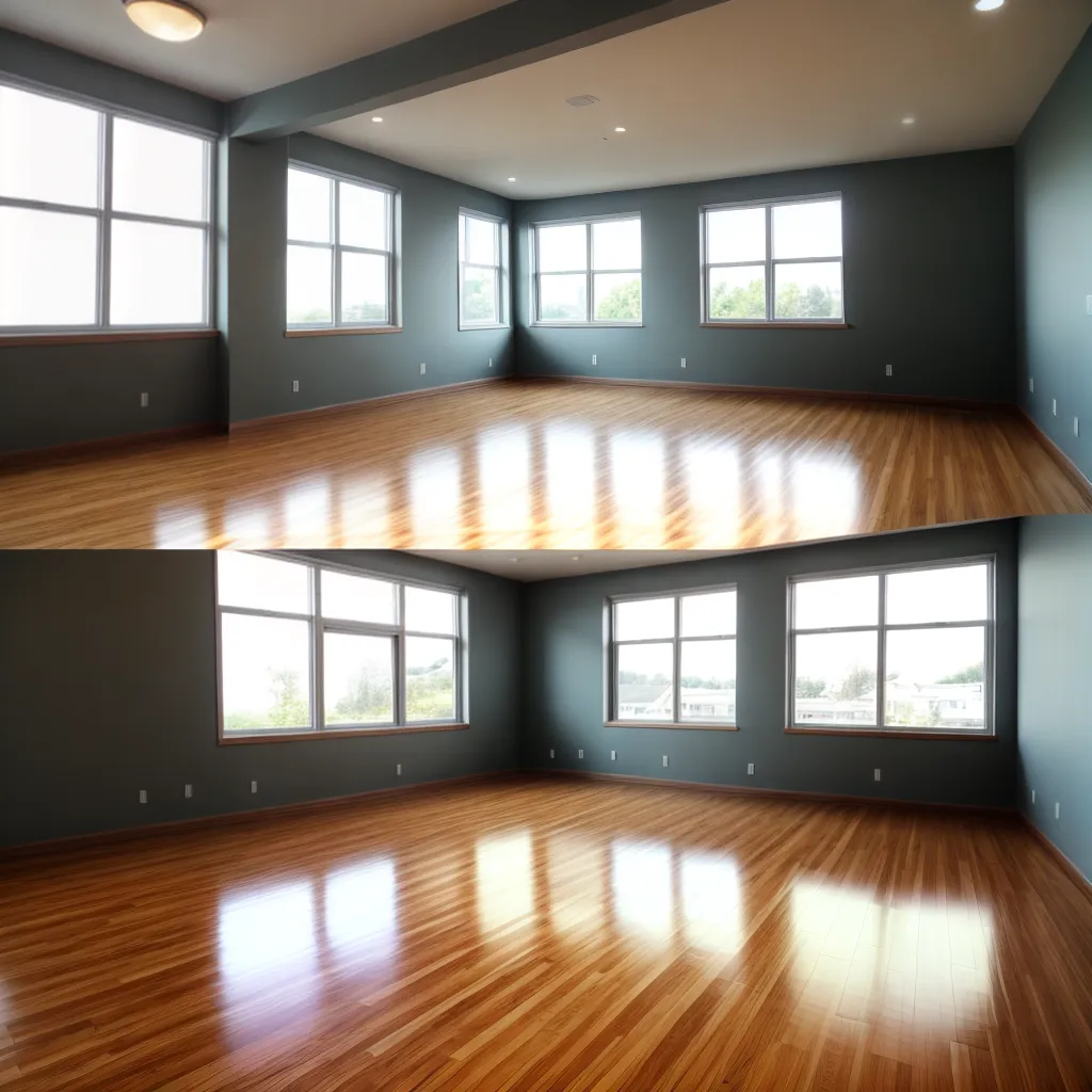 estudio danca piso madeira luzes