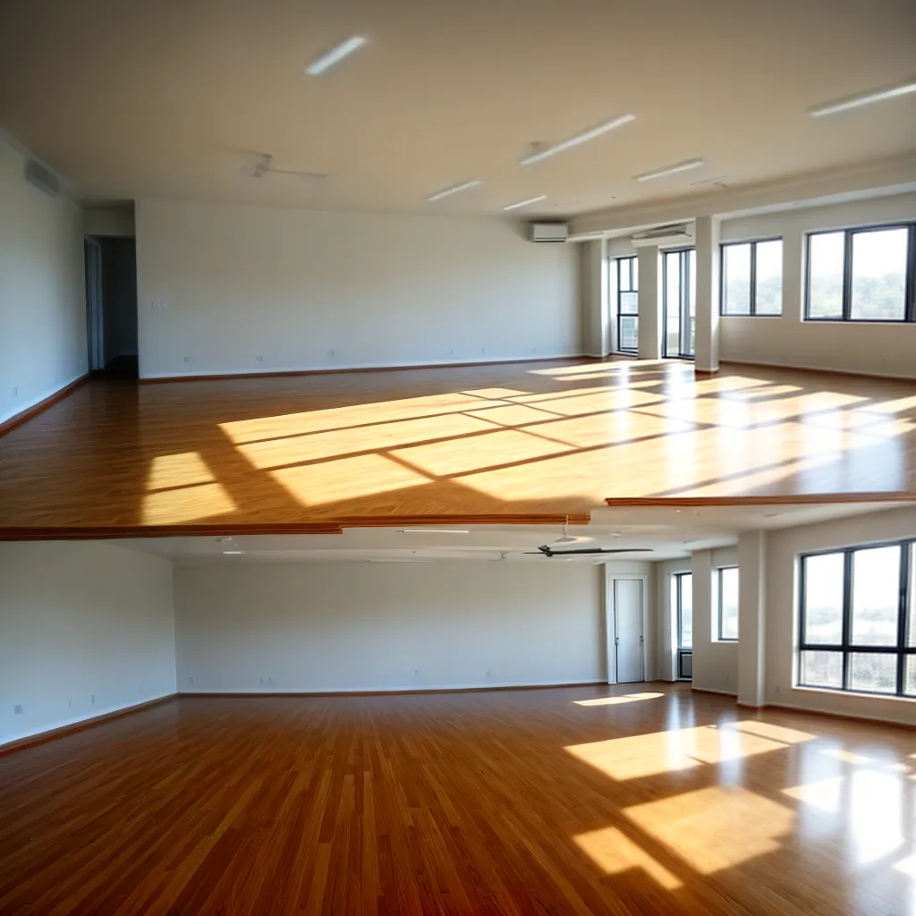 estudio danca luz sol piso madeira