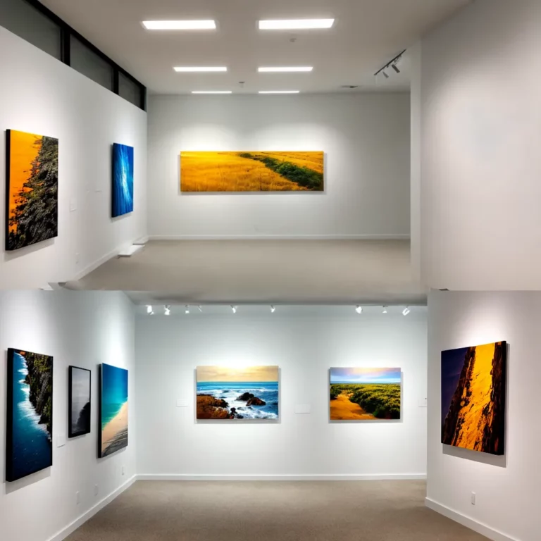 Como otimizar o espaço em uma galeria de arte pequena