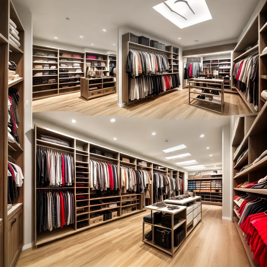 boutique organizada espaco espelho conforto