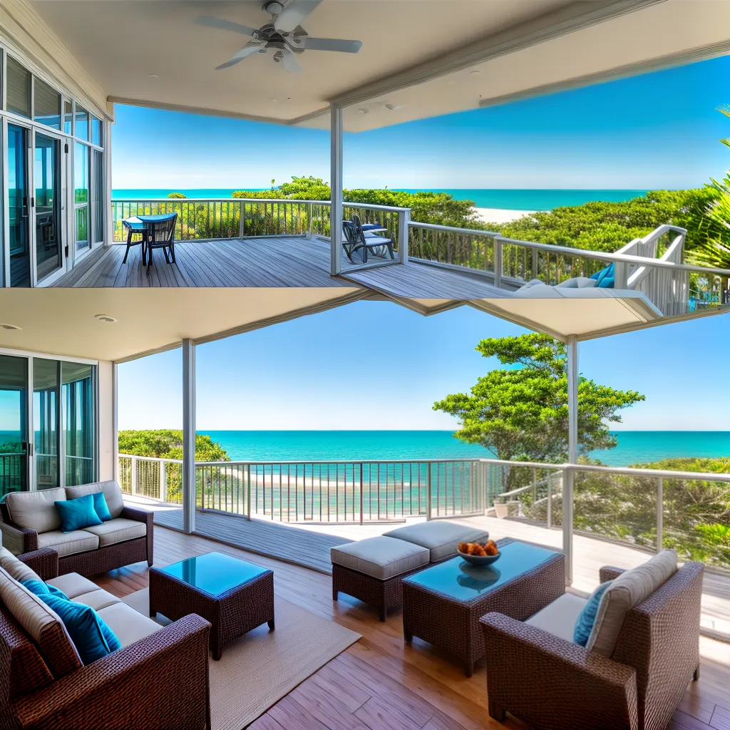 casa praia janelas vista mar