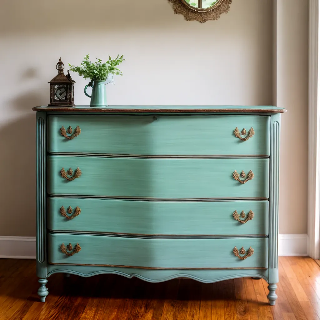 comoda vintage restaurada sol