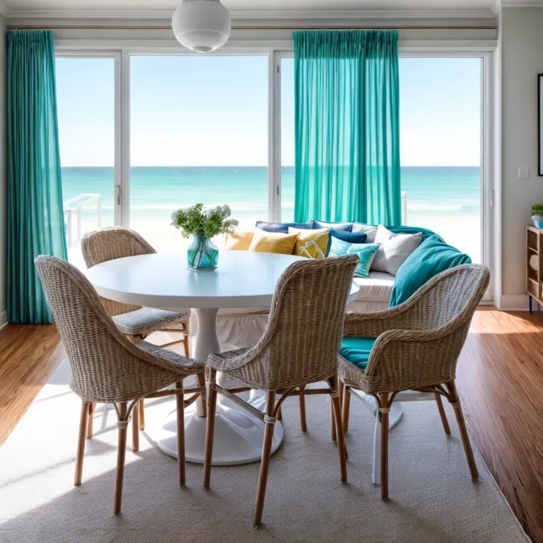 Ideias para uma sala de jantar com tema praiano