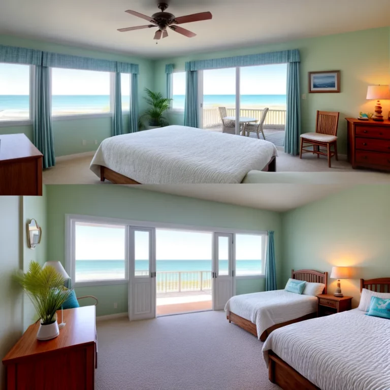 Como criar um quarto de hóspedes acolhedor em uma casa na praia