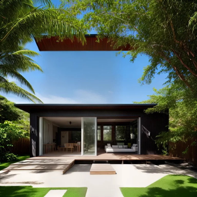 O papel da sustentabilidade na decoração de casas na praia
