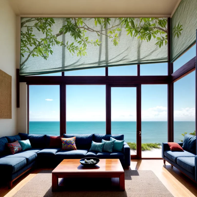 Como utilizar estampas na decoração de casas na praia