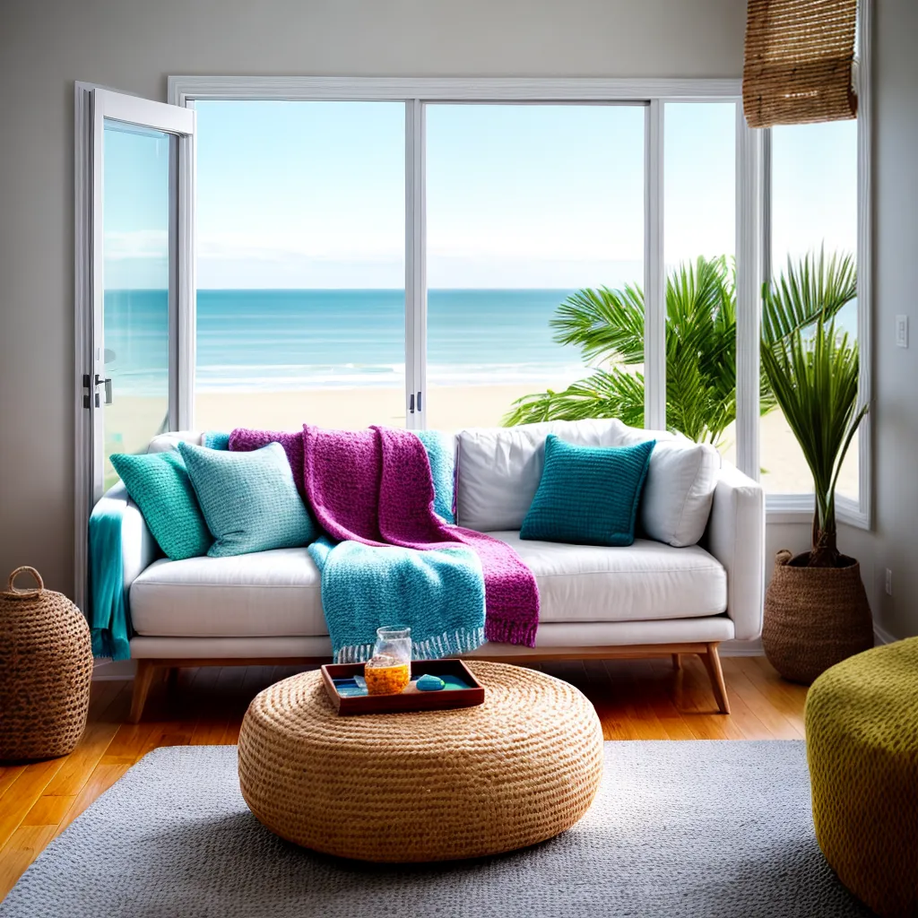 Como utilizar estampas na decoração de casas na praia