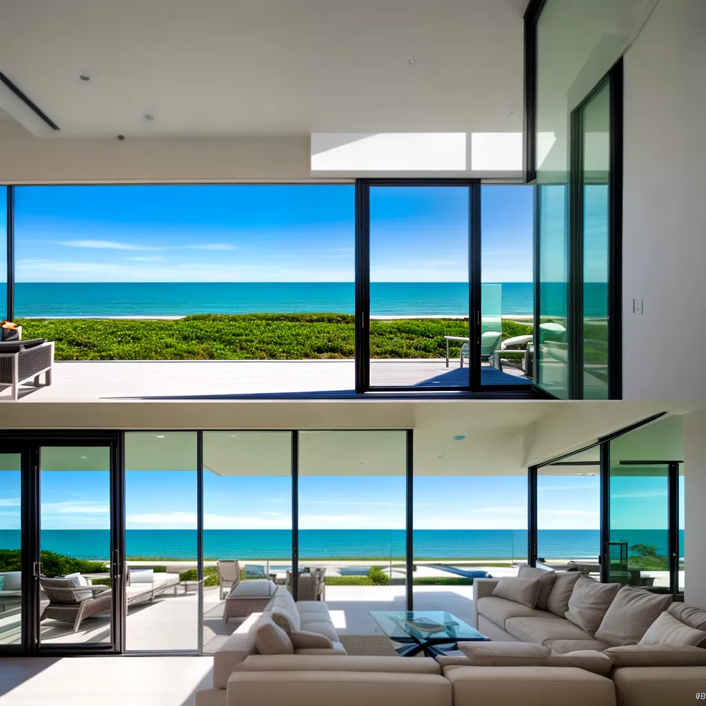 casa praia janelas vidro vista oceano 1 casa praia janelas vidro vista oceano 1
