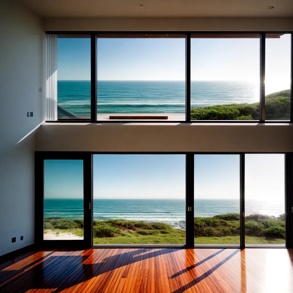 sala minimalista praia decoracao tranquila