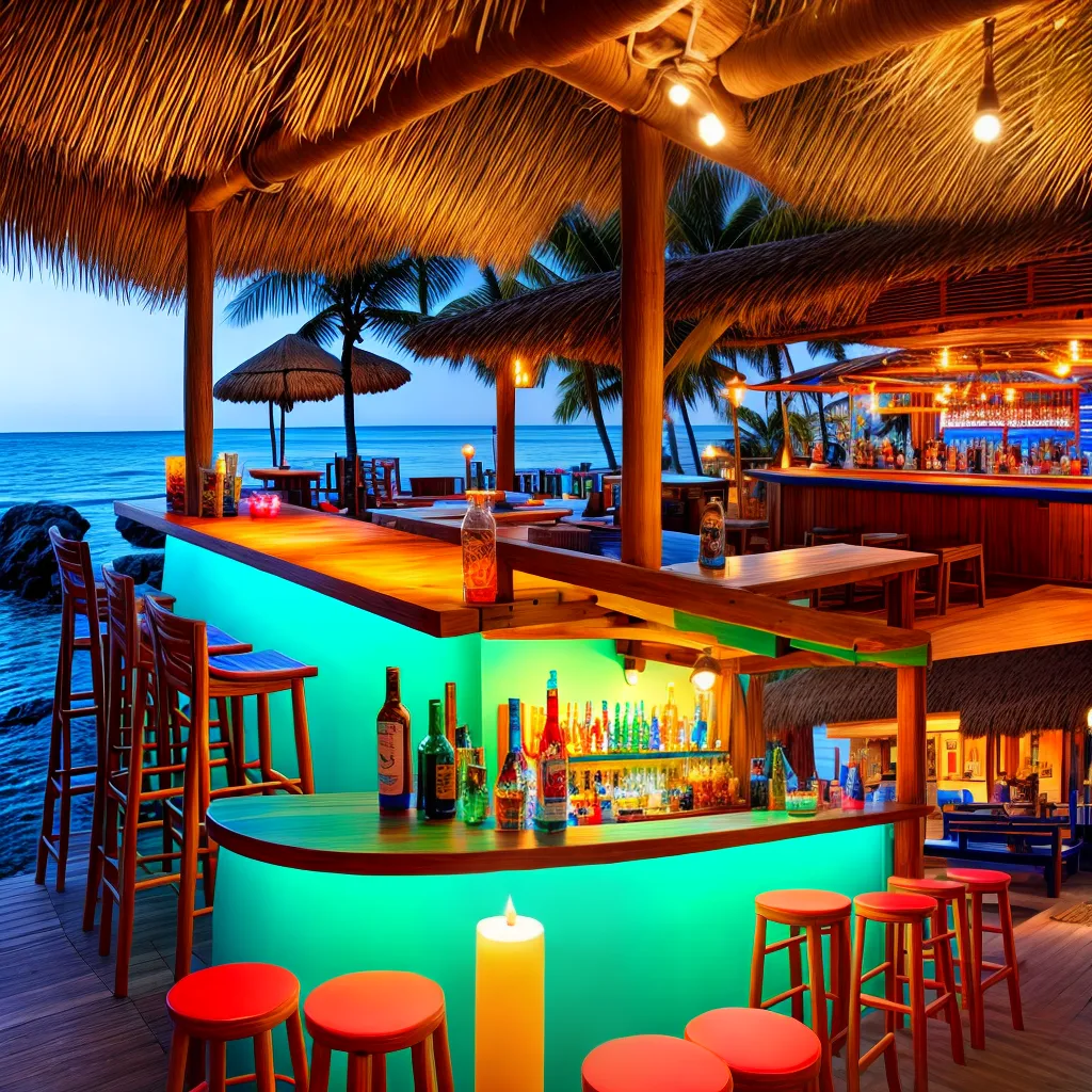 barra praia bambu tiki ambiente barra praia bambu tiki ambiente