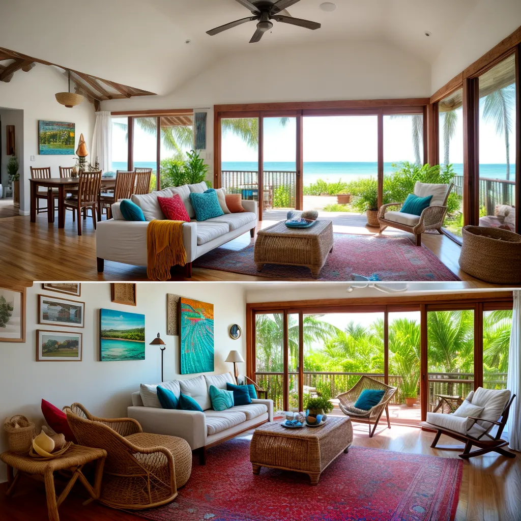 Como decorar uma casa na praia em um orçamento