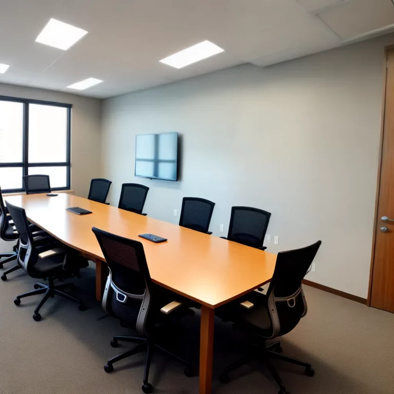 Incorporando tecnologia na decoração de salas de reunião