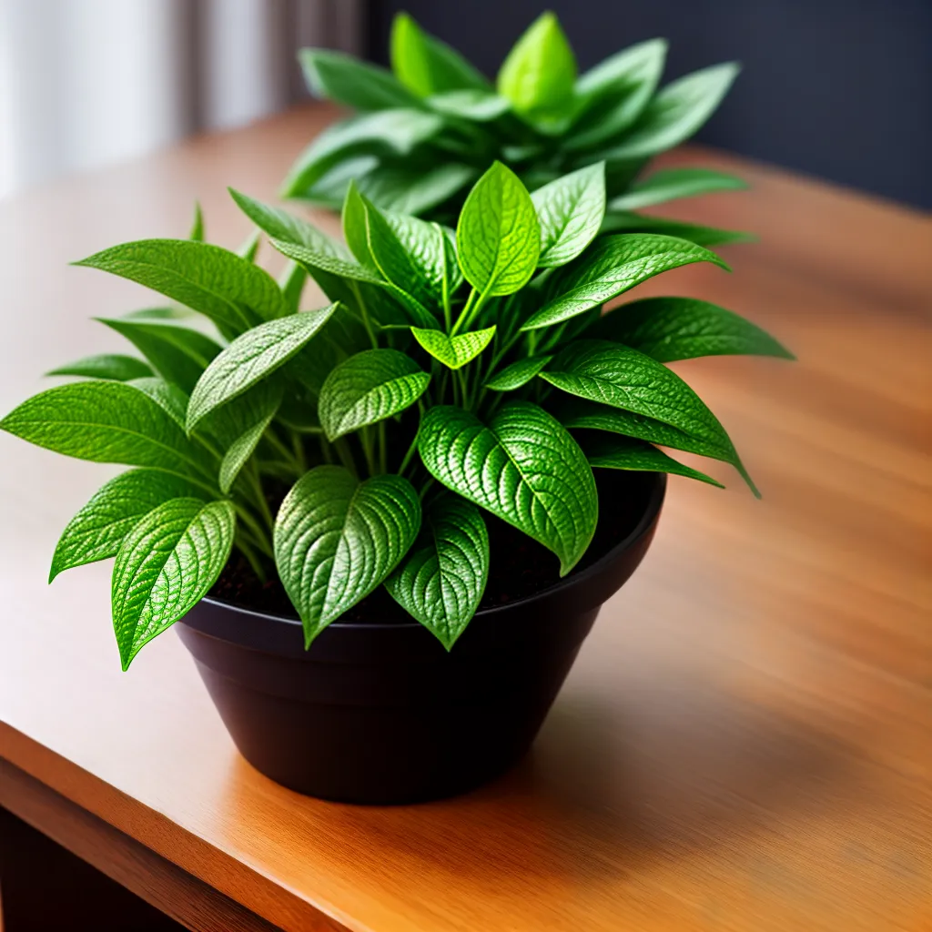 planta verde mesa reuniao produtiva