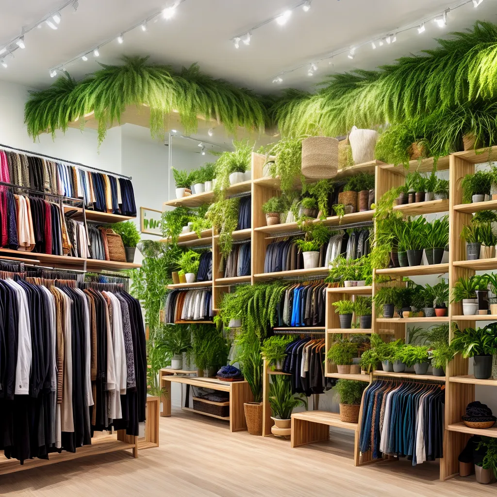 loja roupas sustentavel natural verde