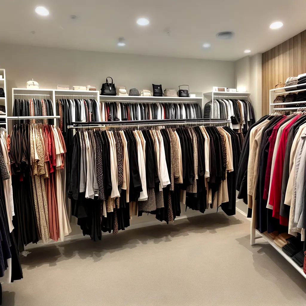 loja roupas decorada moderna conforto