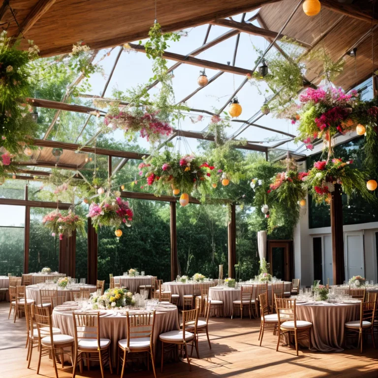 Decoração sustentável para espaços de eventos