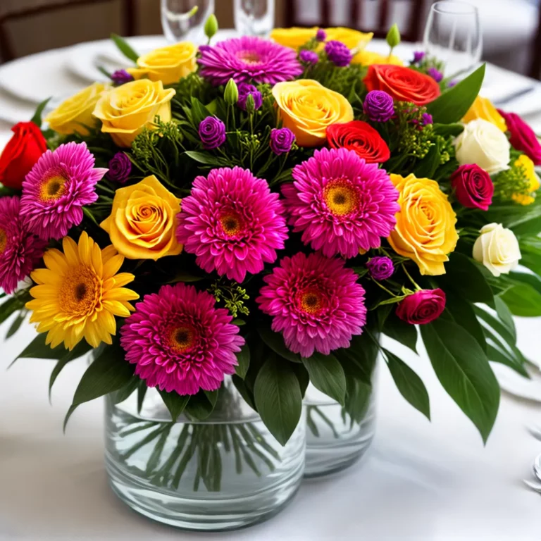 Utilização eficaz de flores na decoração de espaços de eventos