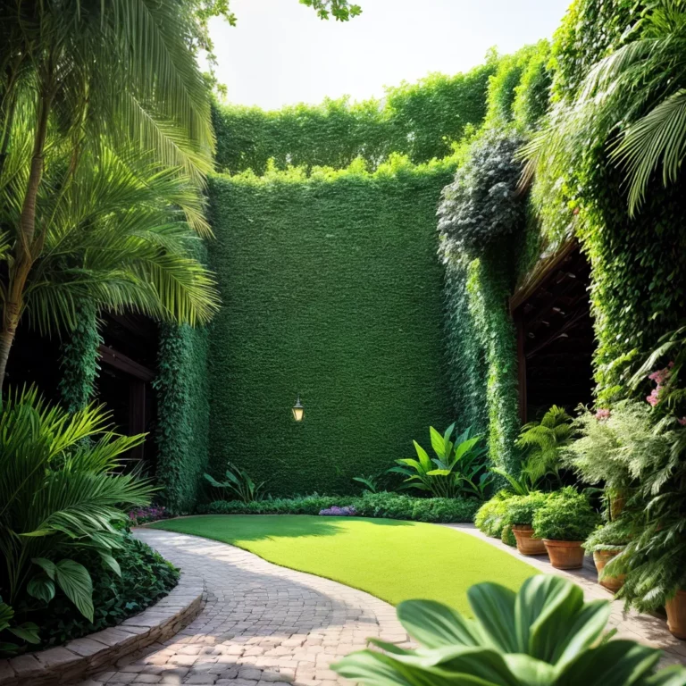 Transformação de espaços de eventos com plantas e vegetação
