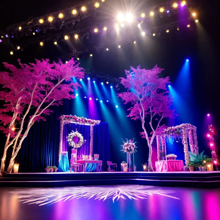 Decoração de eventos: como criar um cenário de palco impactante