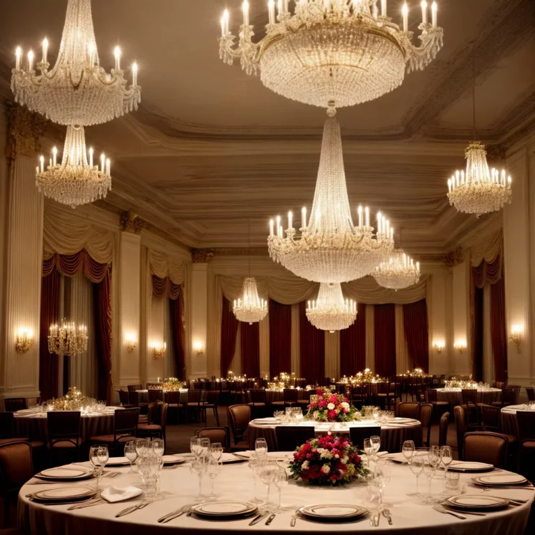 Decoração de espaços de eventos com um toque de luxo