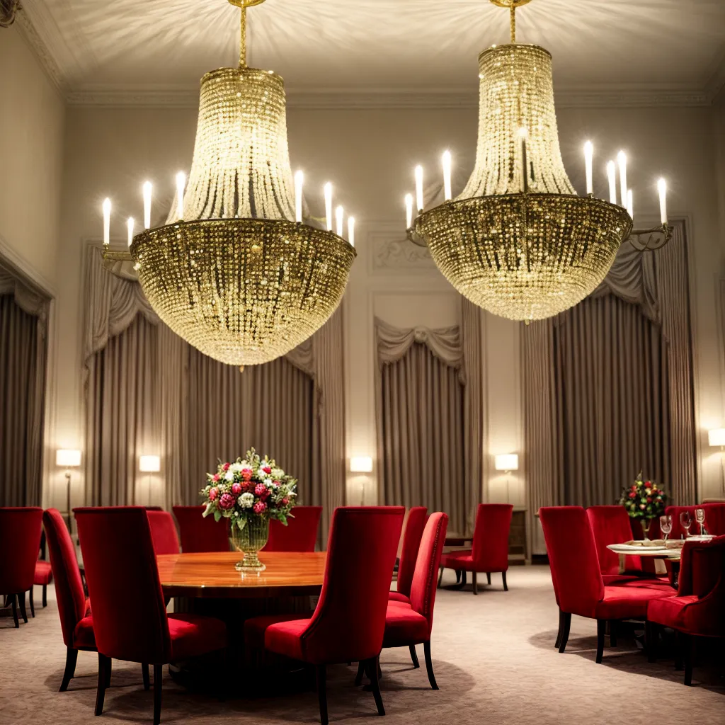 lustre sofisticado ambiente