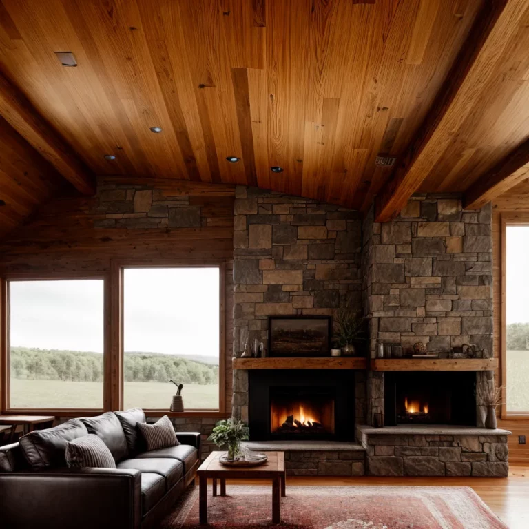 Decoração rústica para casas de fazenda modernas