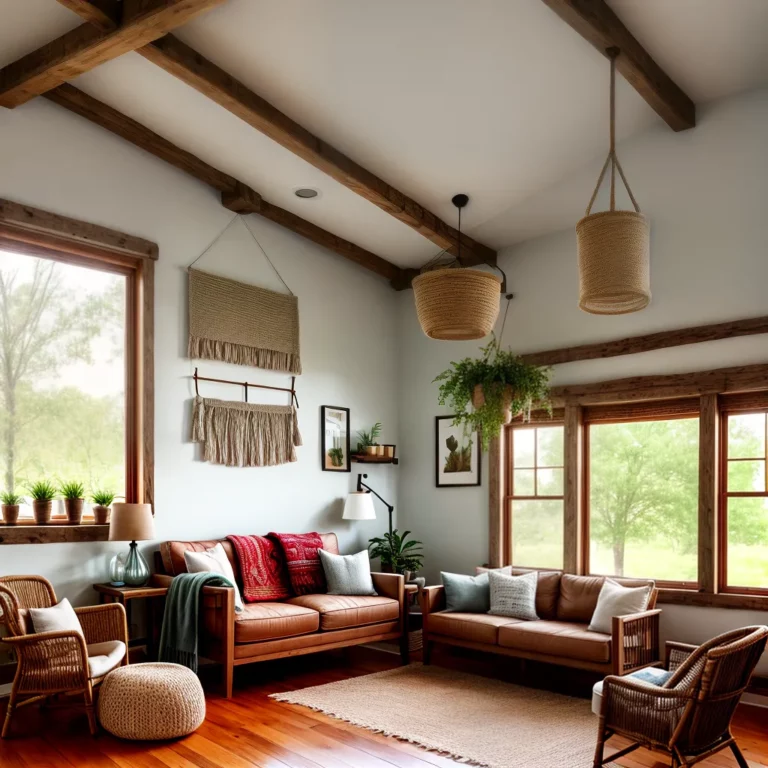 Decoração sustentável para casas de fazenda