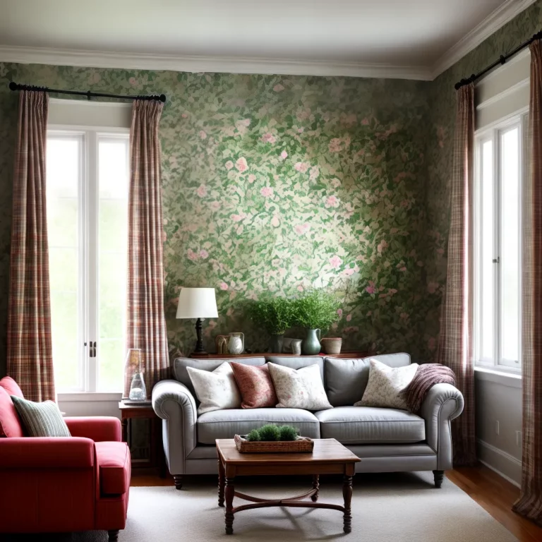 Uso de tecidos e estampas na decoração de casas de fazenda